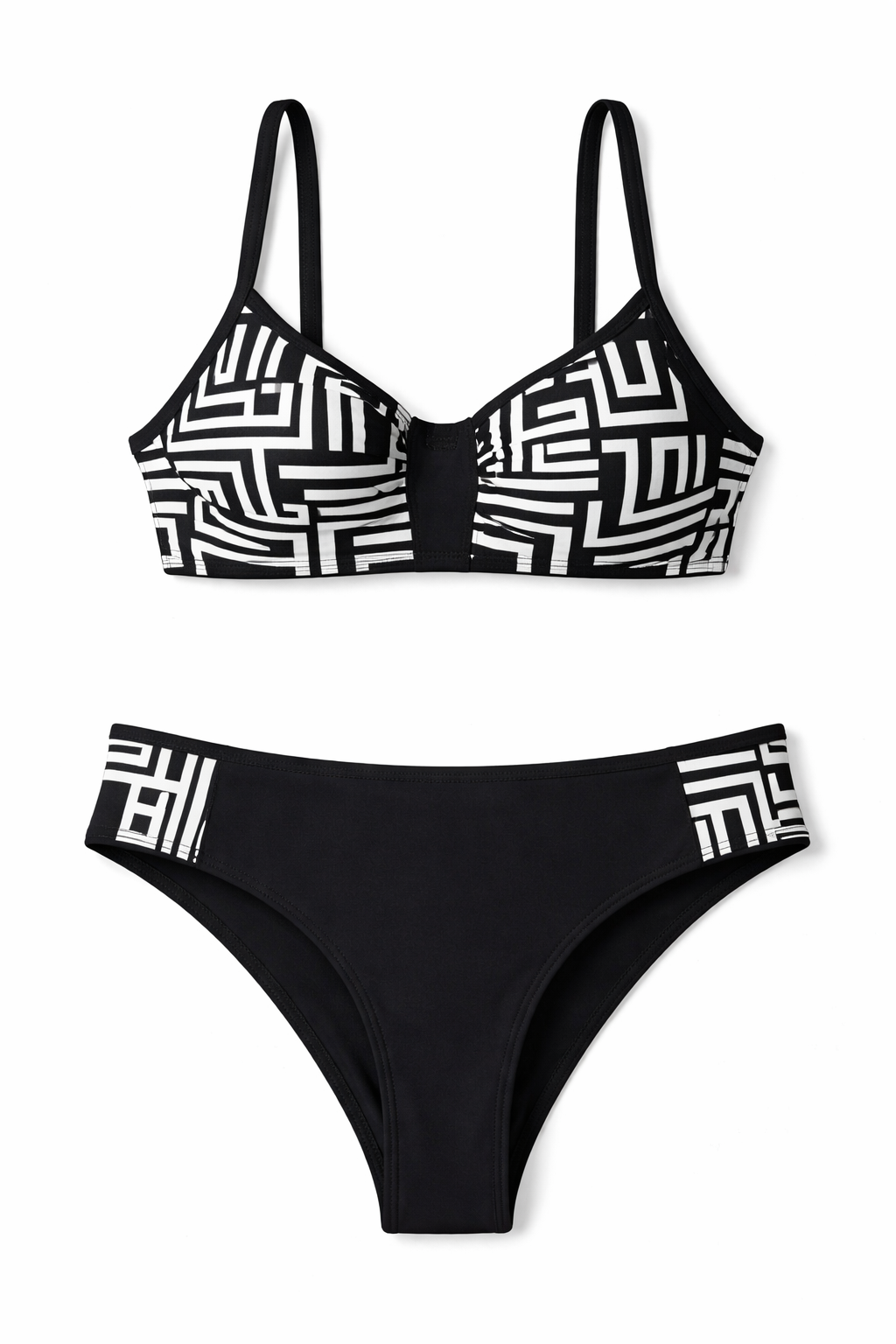 Helena - Elegante bikini de dos piezas con estampado