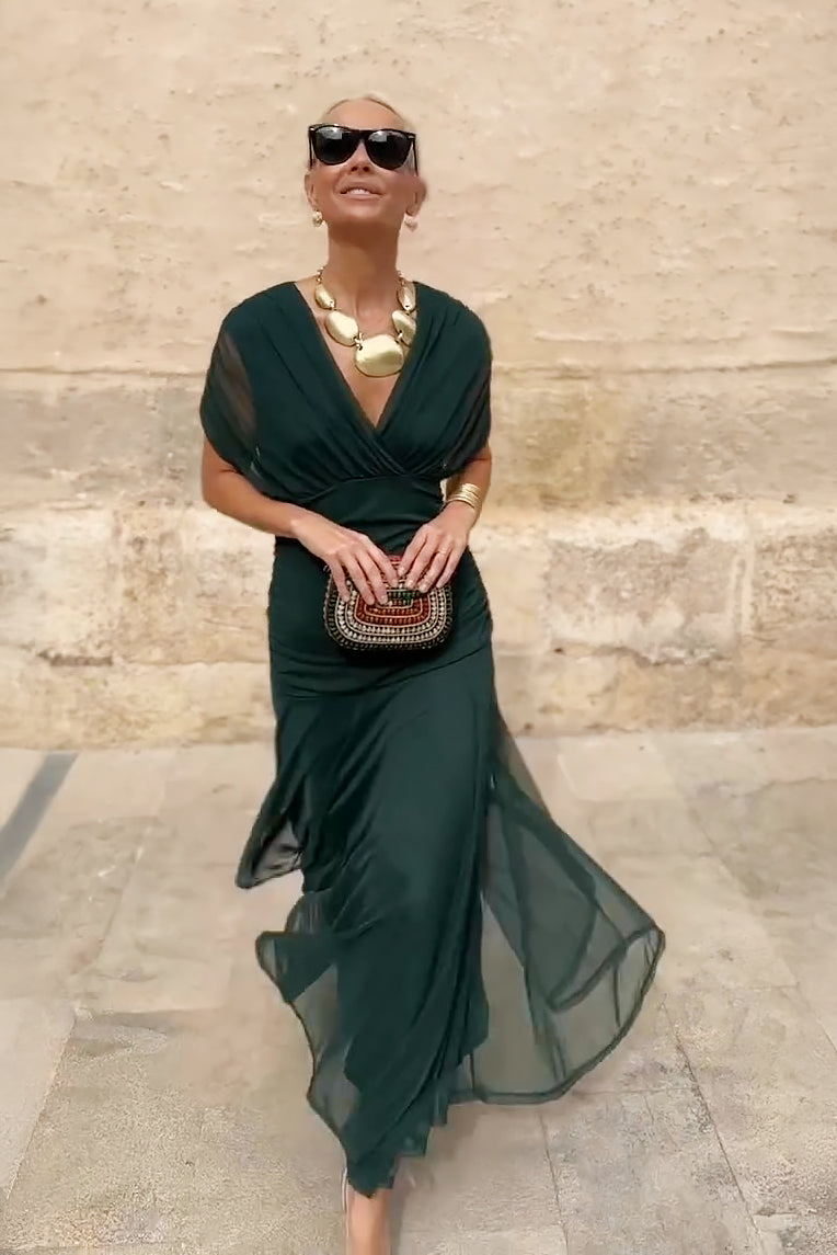 Laura — Vestido Maxi Elegante Fluido