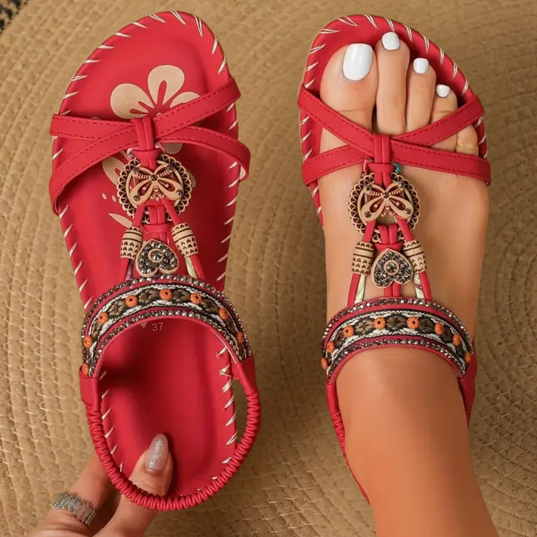 Nadia – Sandalias ortopédicas estilo Ibiza para comodidad y elegancia