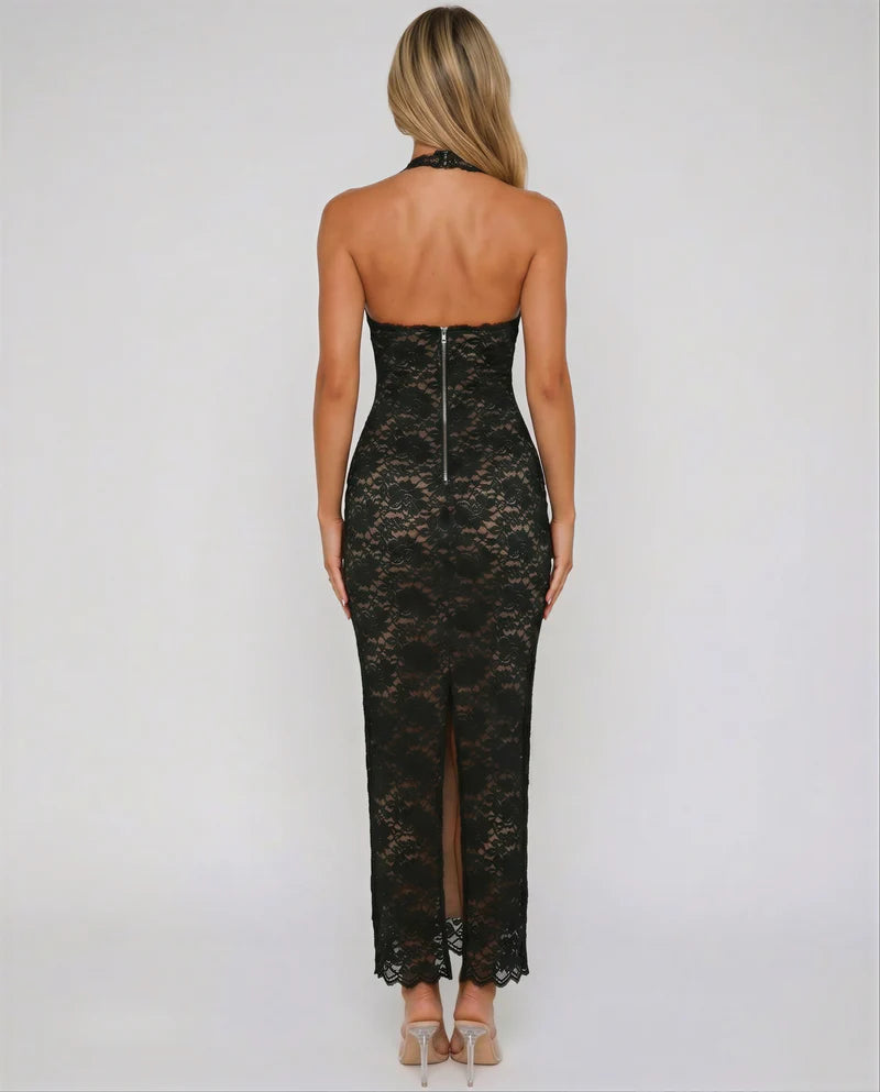 NOVELYA | Vestido largo Lace Me