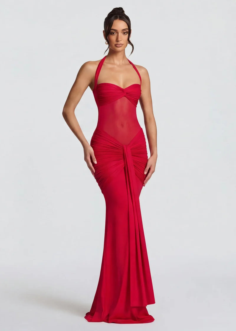 NOVELYA | Vestido Sirena Corte de reloj de arena