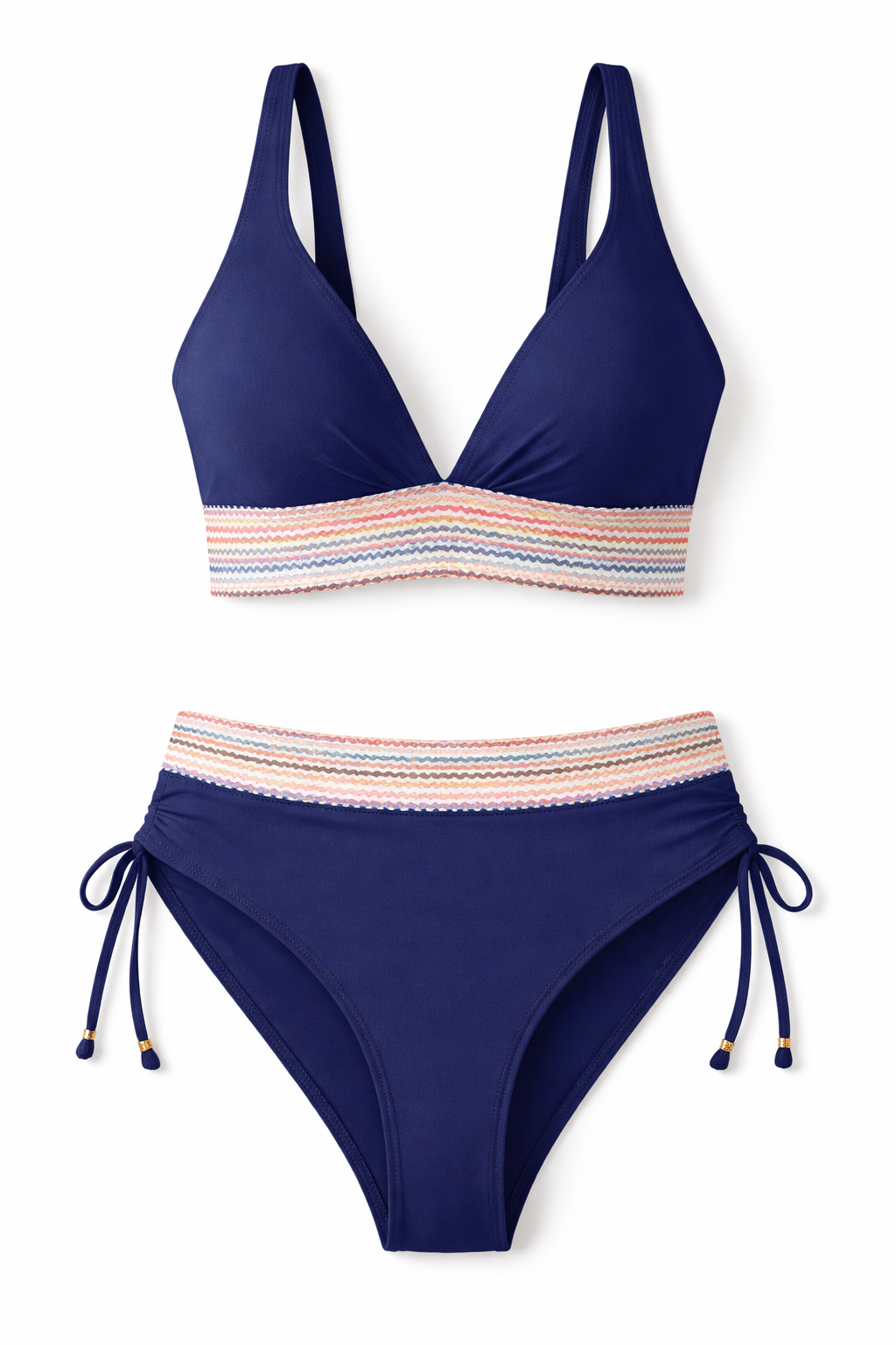 Vitória – Conjunto de bikini de cintura alta con control de abdomen