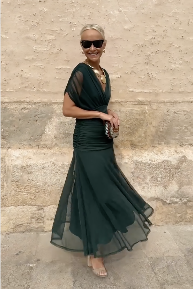 Laura — Vestido Maxi Elegante Fluido