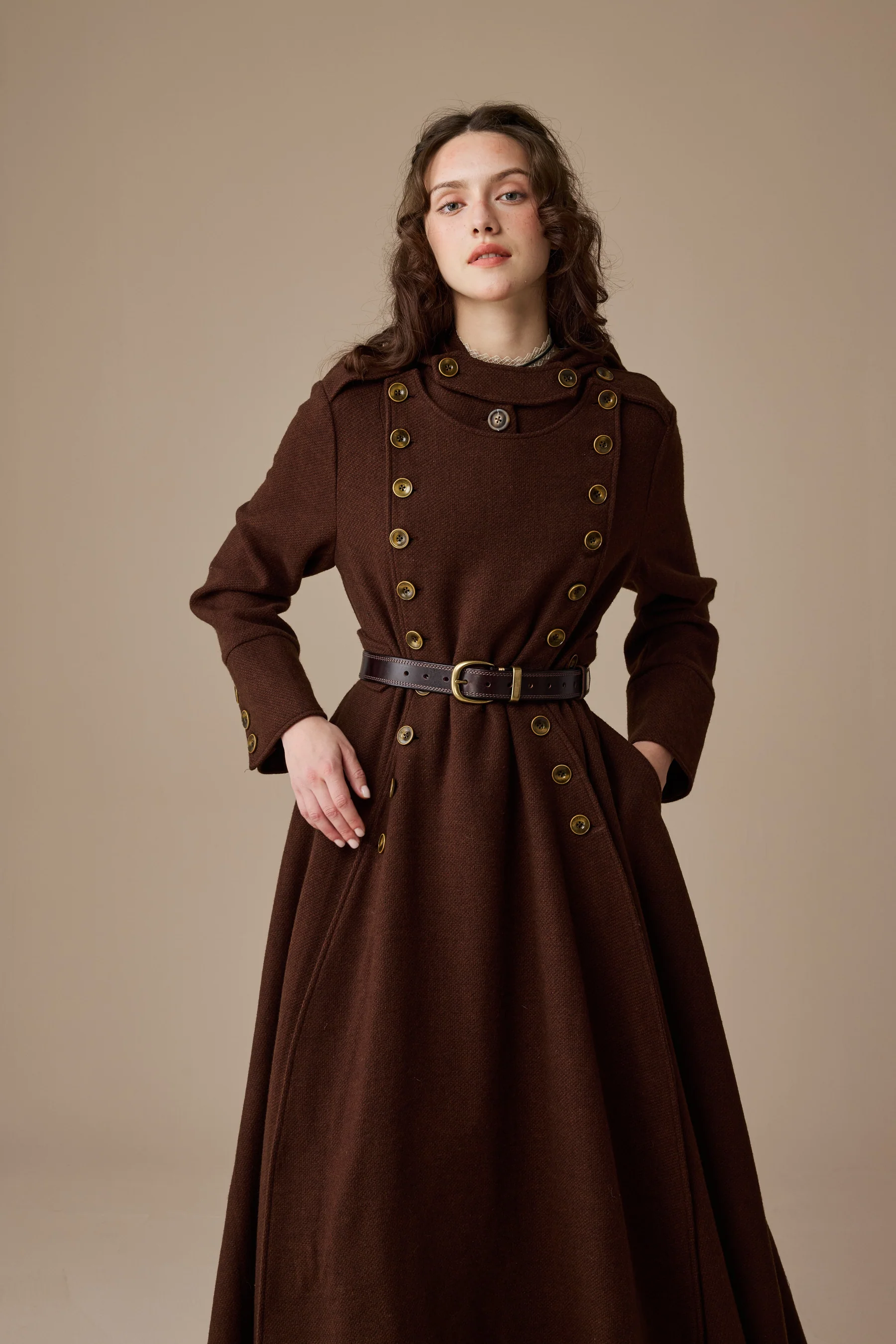 Clara - Cinturón clásico verde