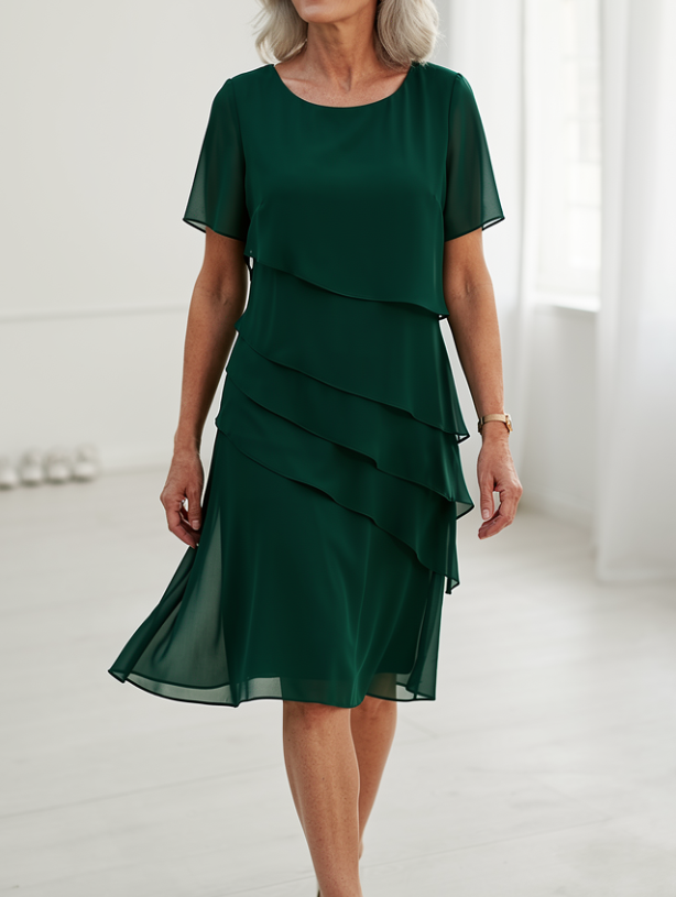 Linda | Vestido elegante y cómodo con volantes