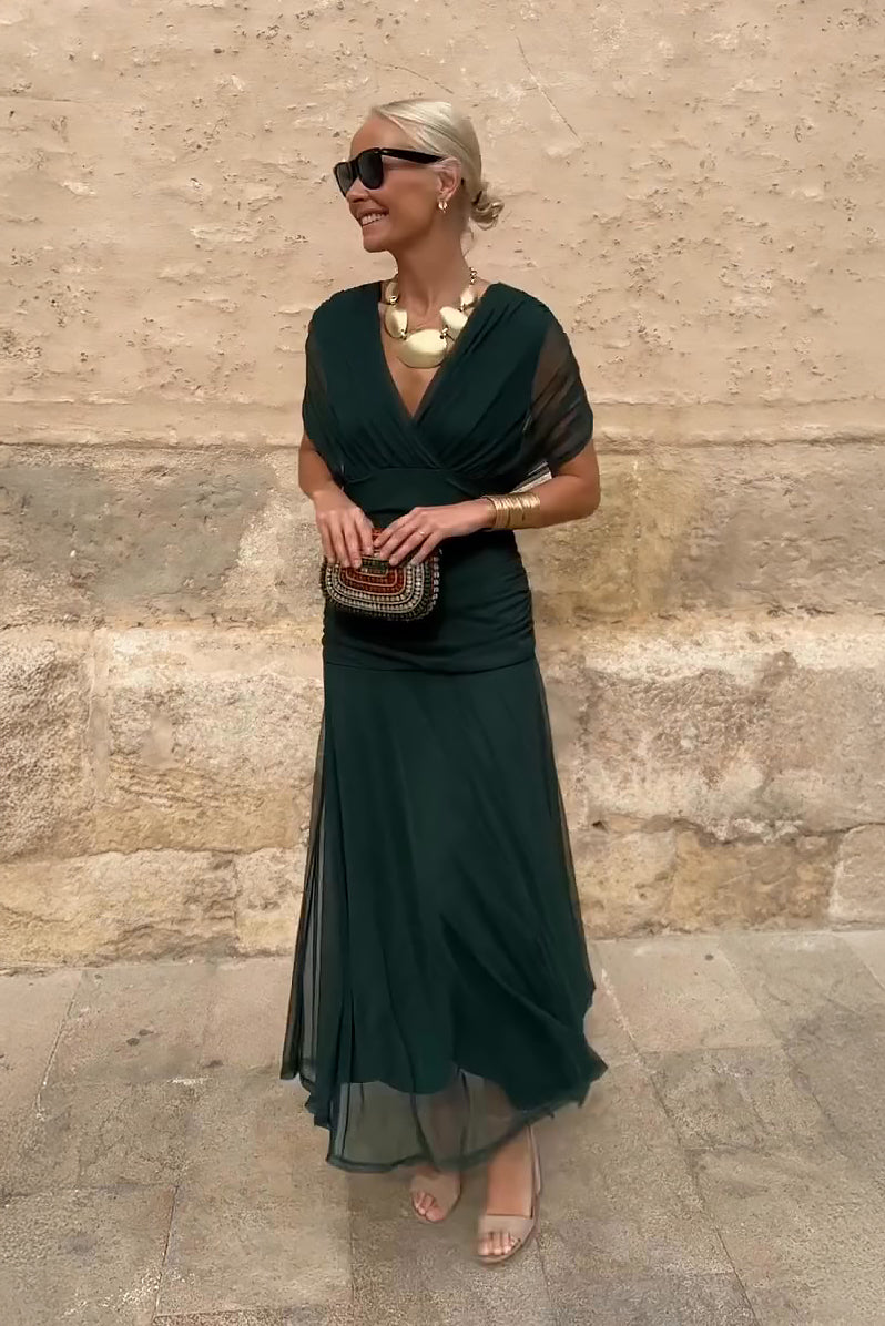 Laura — Vestido Maxi Elegante Fluido