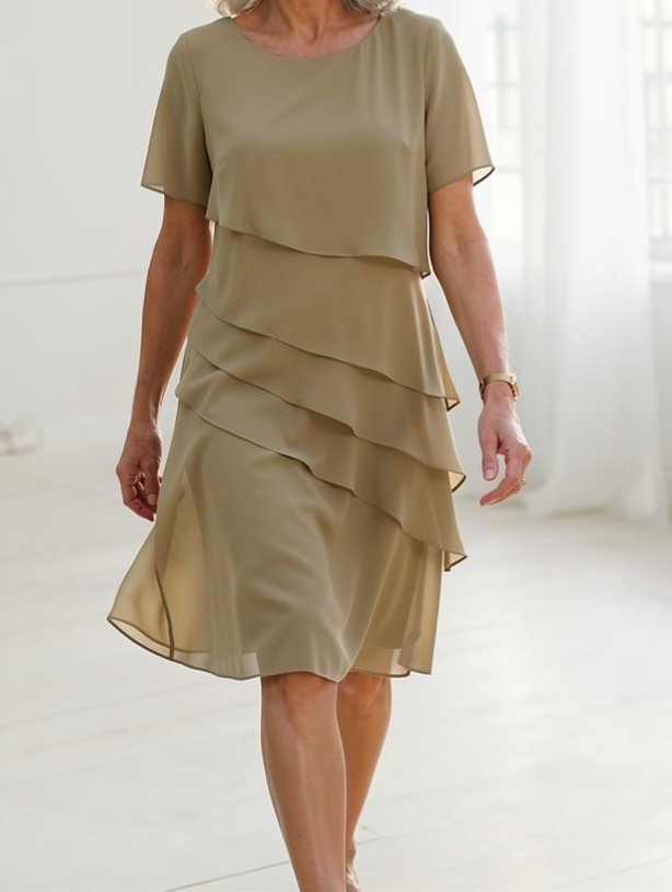 Linda | Vestido elegante y cómodo con volantes