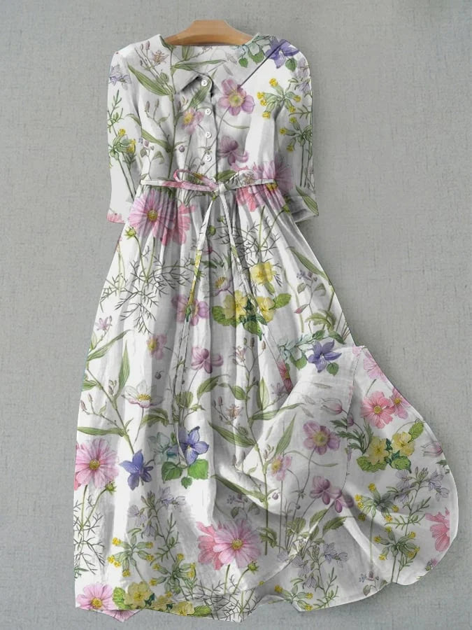Rosalia | Vestido refinado de flores silvestres