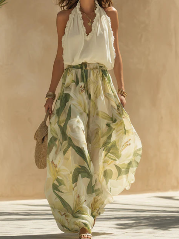 Lyselle™ | Elegante conjunto ligero con estampado floral