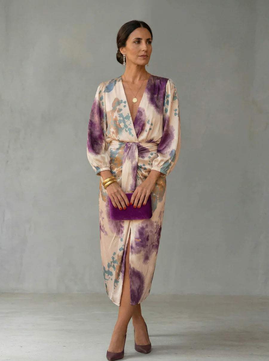 Valeria - Elegante vestido con escote en V