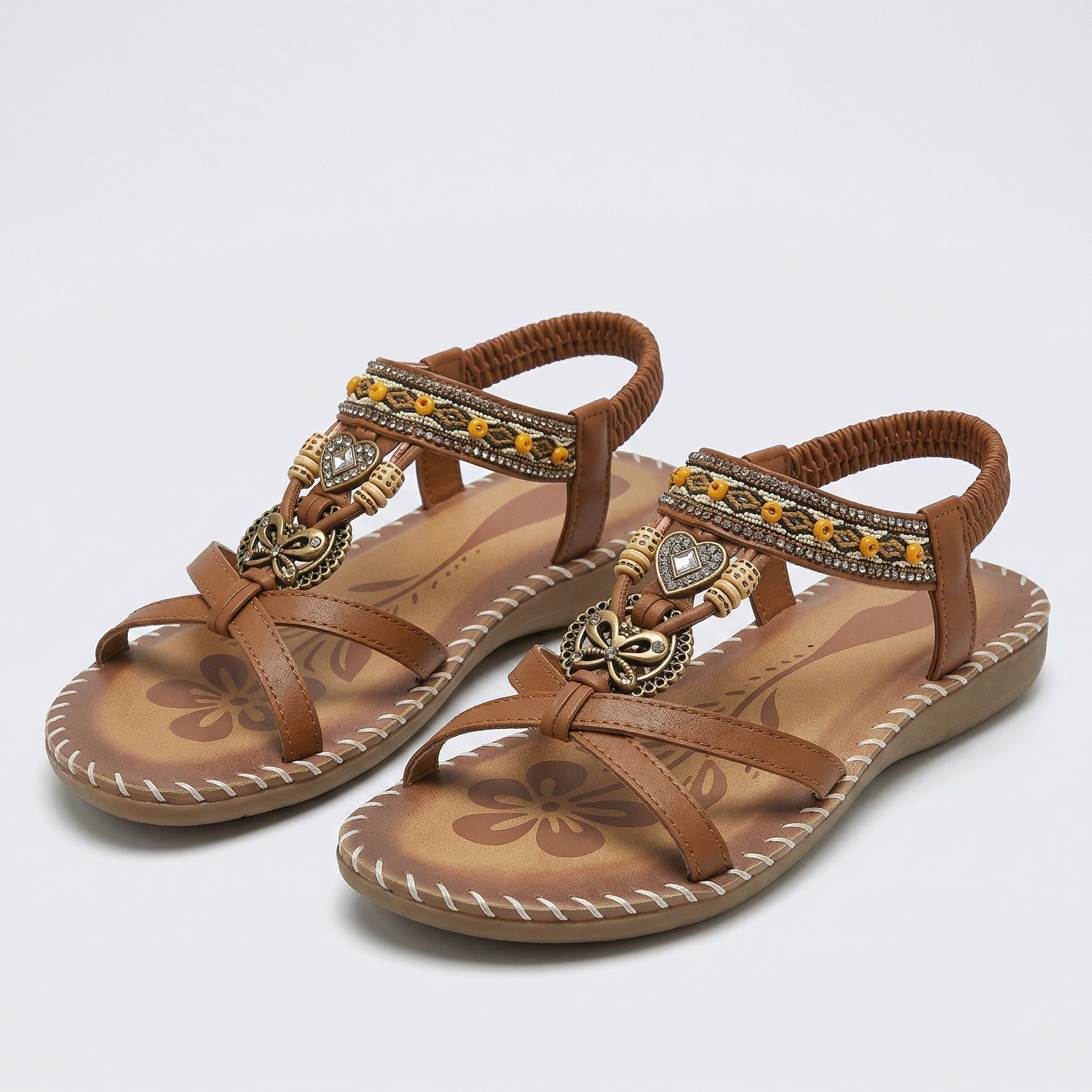 Nadia – Sandalias ortopédicas estilo Ibiza para comodidad y elegancia